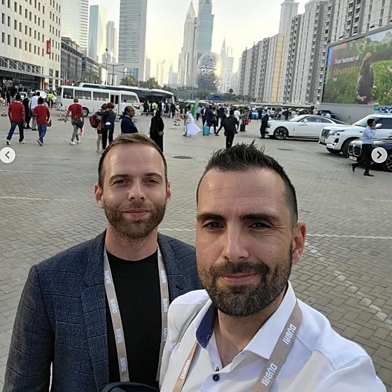 Peter and his brother Tamás